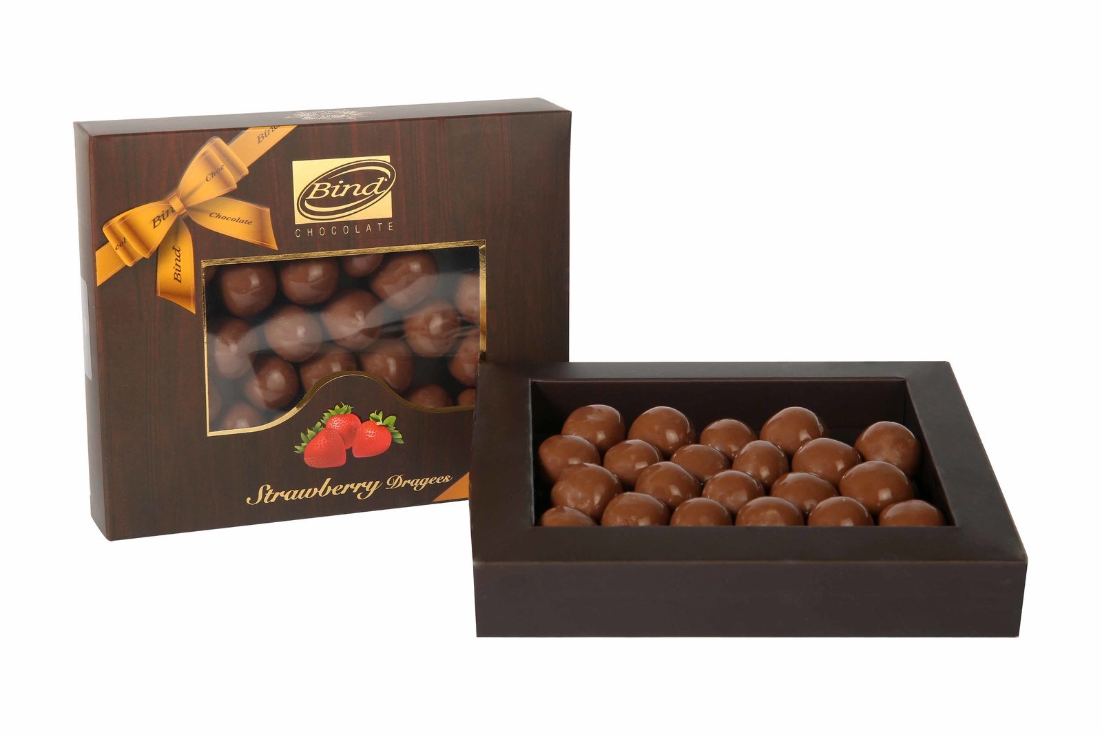 Bind Chocolates Milk Chocolate Coated Dragee Strawberry at Mighty