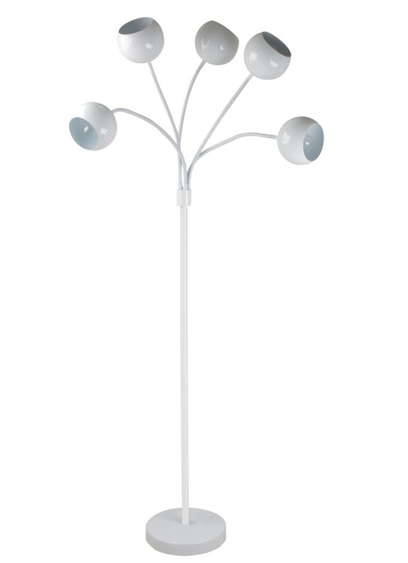 floor lamp with bendable arms