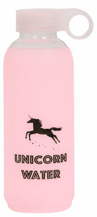 General Eclectic Glass Drink Bottle - Unicorn Water (420ml) image