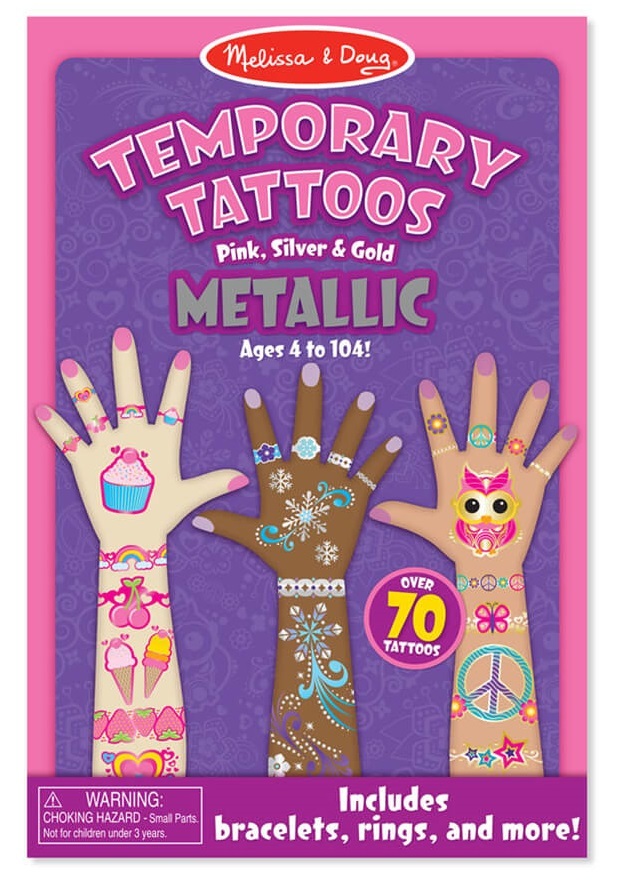 Melissa & Doug: My First Temporary Tattoos - Metallic