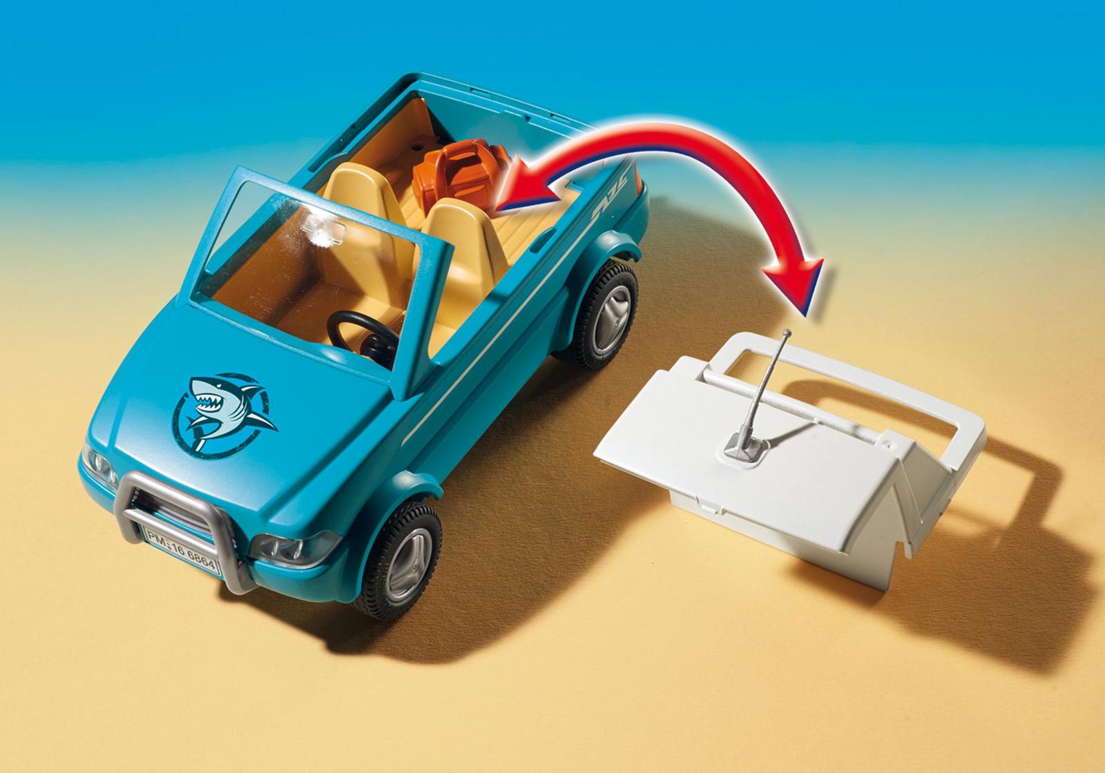 Playmobil: Summer Fun - Surfer Pickup with Speedboat image