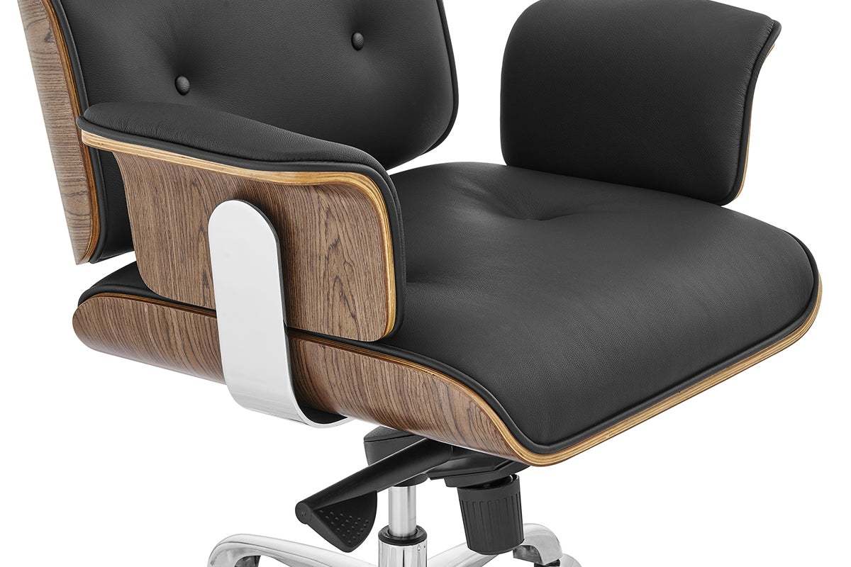 Buy Matt Blatt Eames Executive Office Chair Replica (Walnut, Black) at