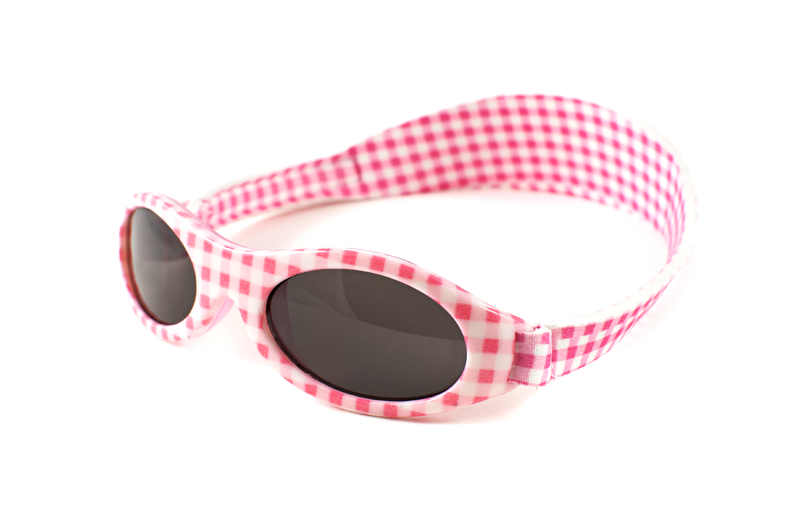 Adventure Banz Baby Sunglasses - Pink Check image