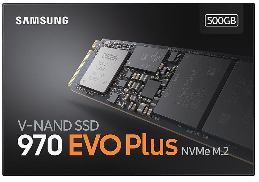 500GB Samsung 970 EVO Plus NVMe M.2 SSD image