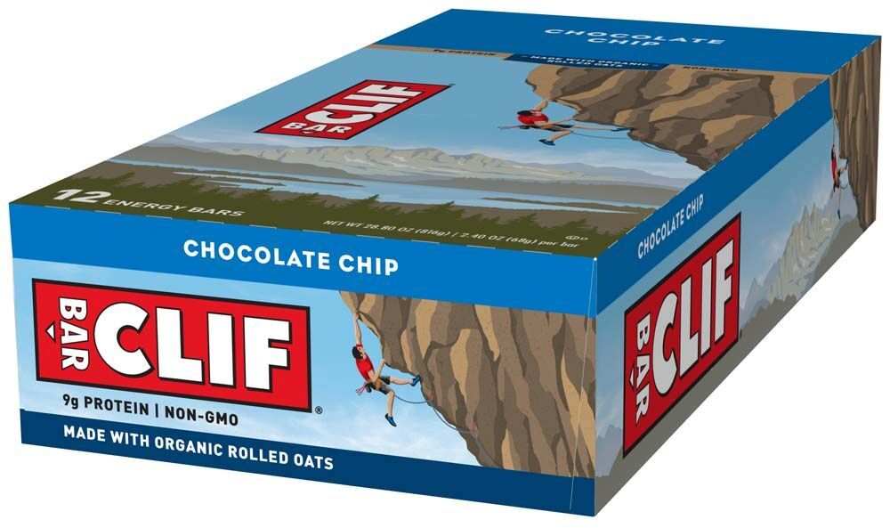 Buy Clif Bar Chocolate Chip (Box of 12) at Mighty Ape NZ
