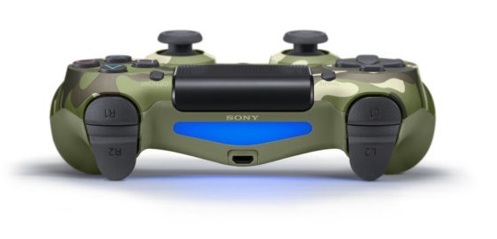 PlayStation 4 DualShock 4 v2 Wireless Controller - Green Camouflage on PS4