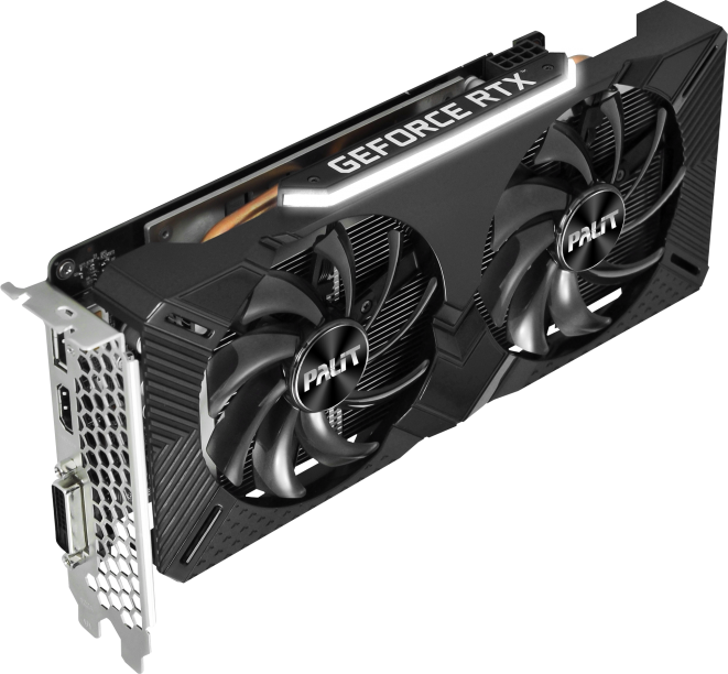 NVIDIA GeForce RTX 2060 Dual OC 6GB Palit GPU image