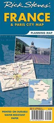 Rick Steves' France and Paris City Map by Rick Steves image