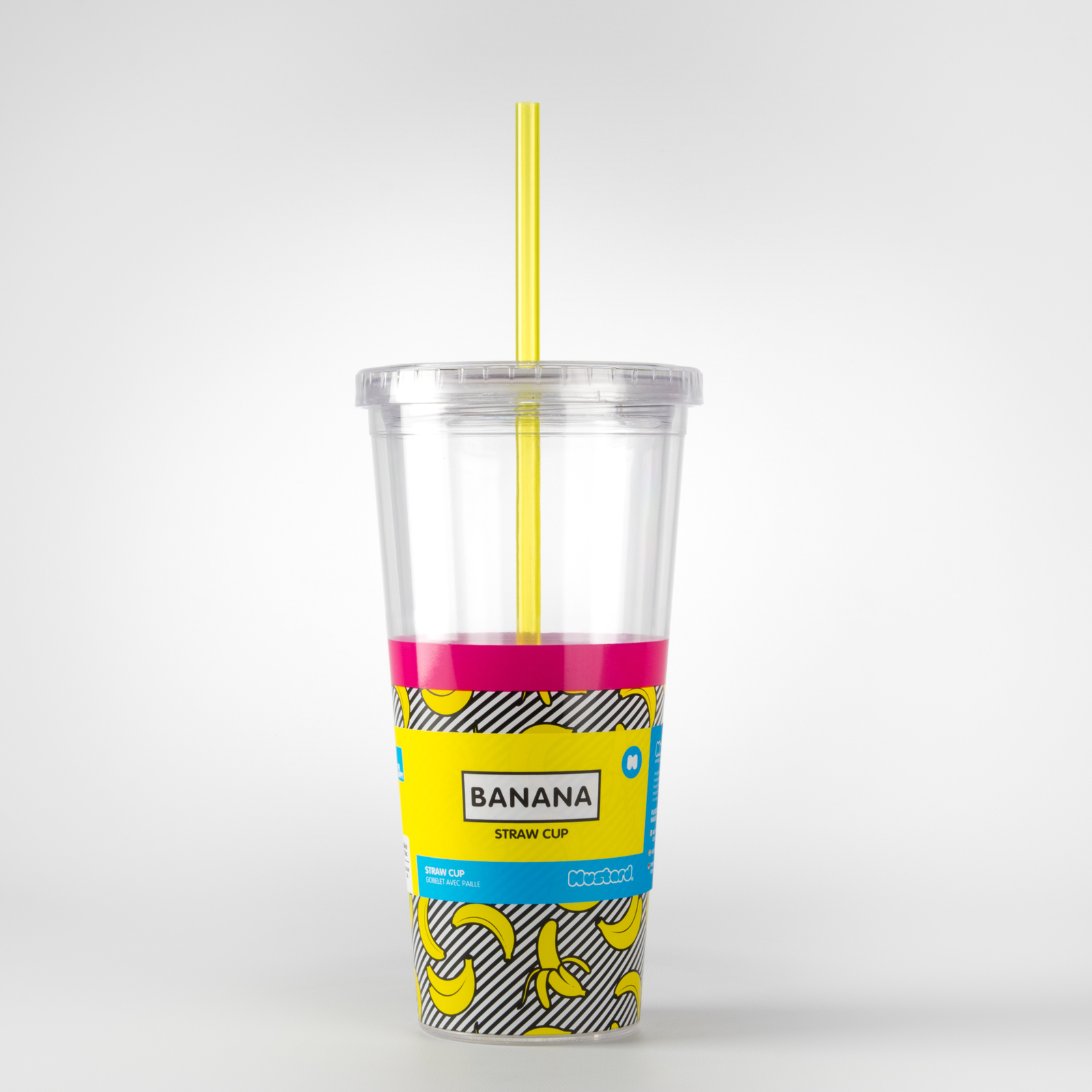 Mustard: Straw Cup Double Wall Tumbler - Banana image