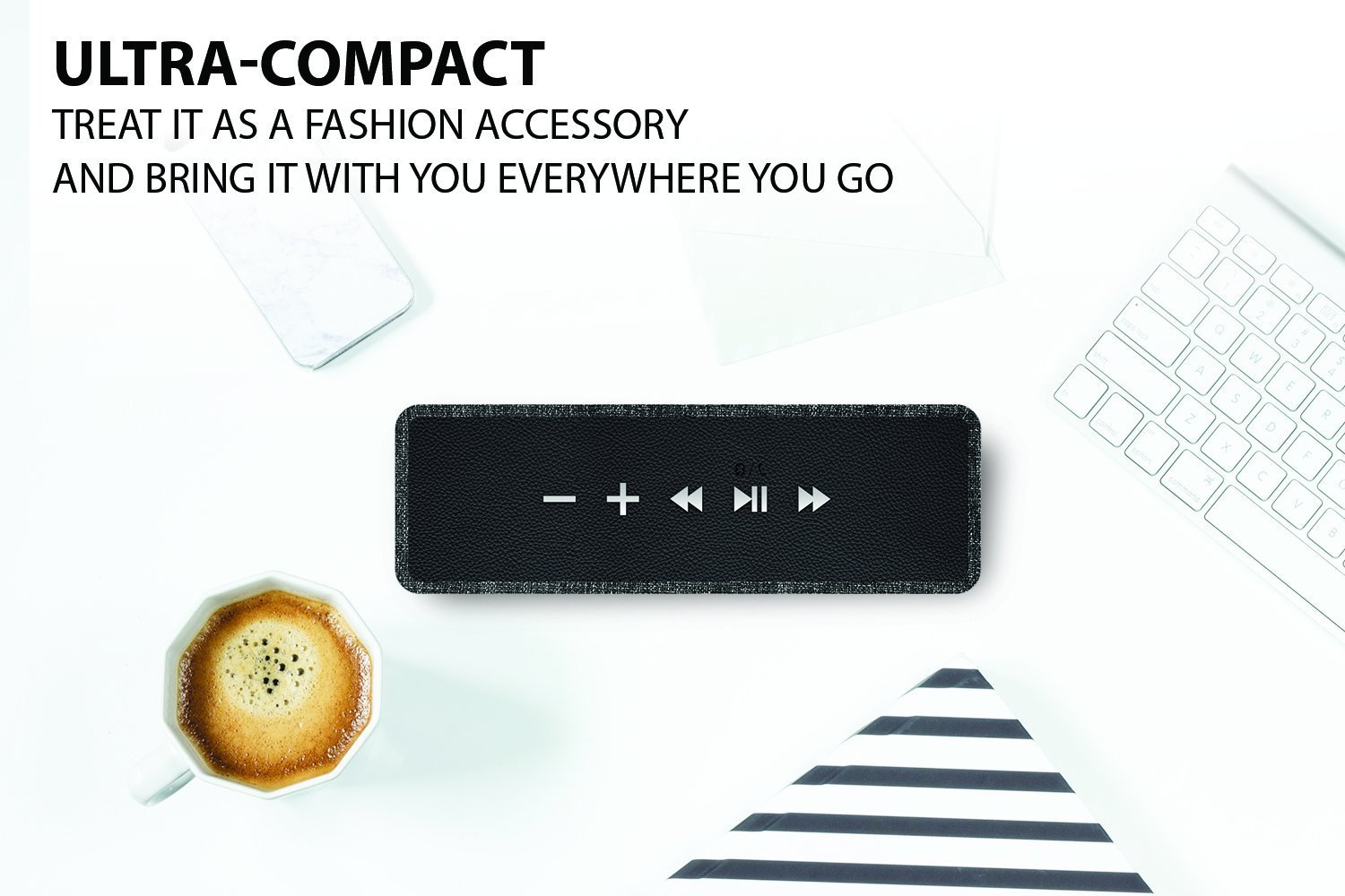 Creative Nuno Designer Cloth Bluetooth Speaker - Black image