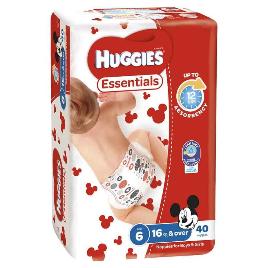 Huggies Essentials Nappies Bulk Value Box - Size 6 Junior (160) image