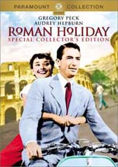 Roman Holiday on DVD Roman Holiday on DVD