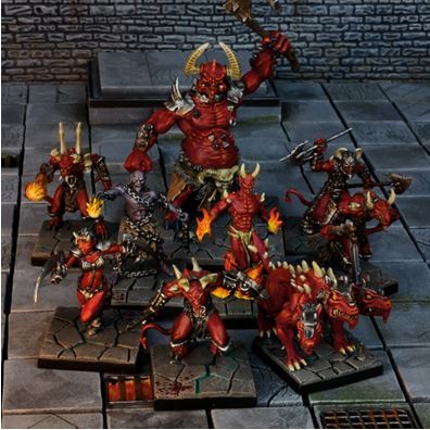 Dungeon Saga: Denizens of the Abyss Miniatures Set image