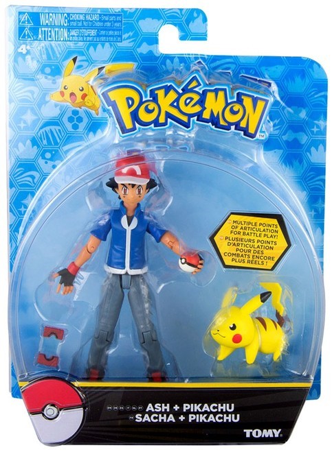 Pokémon: Action Pose Ash & Pikachu - Figure 2-Pack