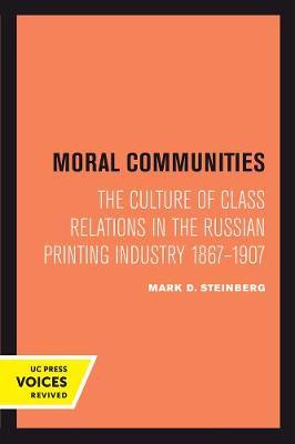 Moral Communities by Mark D Steinberg image