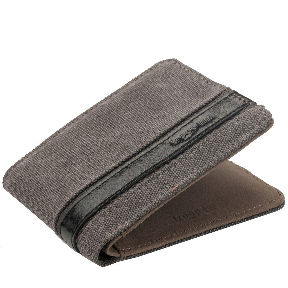 Troop London: Colorado Canvas Wallet - Black image