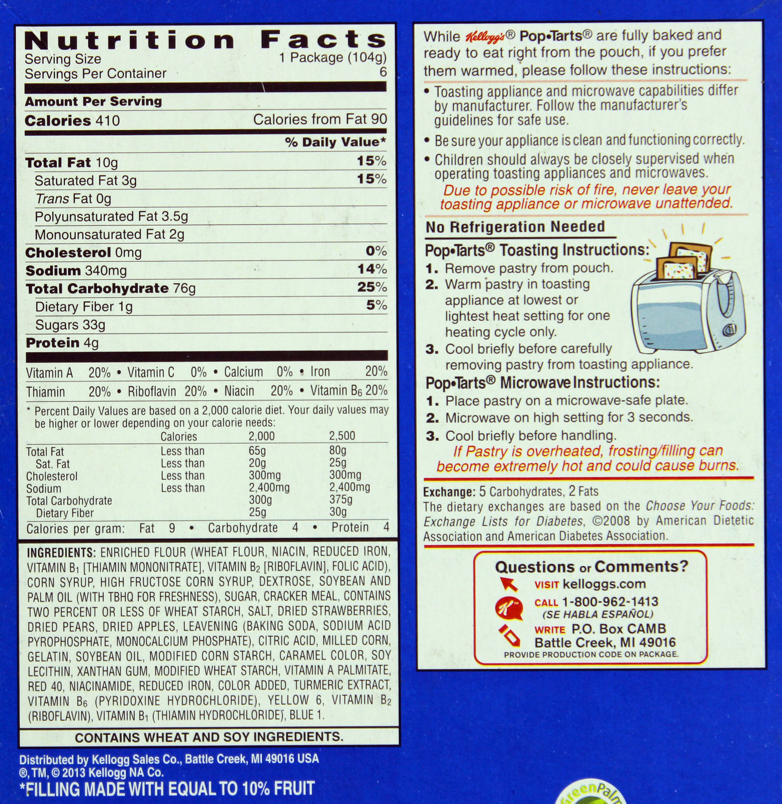 Kellogg's Pop Tarts Frosted Strawberry image