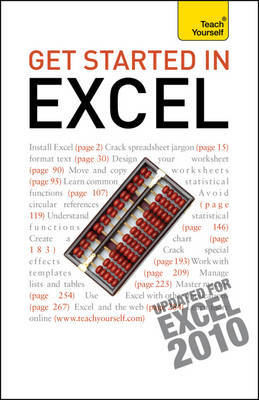 Get Started in Excel Teach Yourself by Moira Stephen