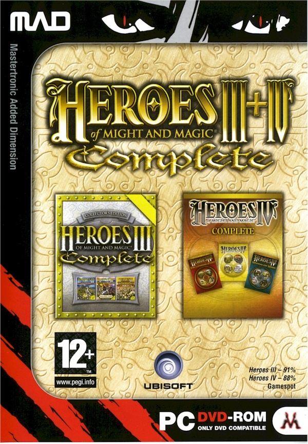 Heroes of Might & Magic III & IV Complete Double Pack for PC Games image