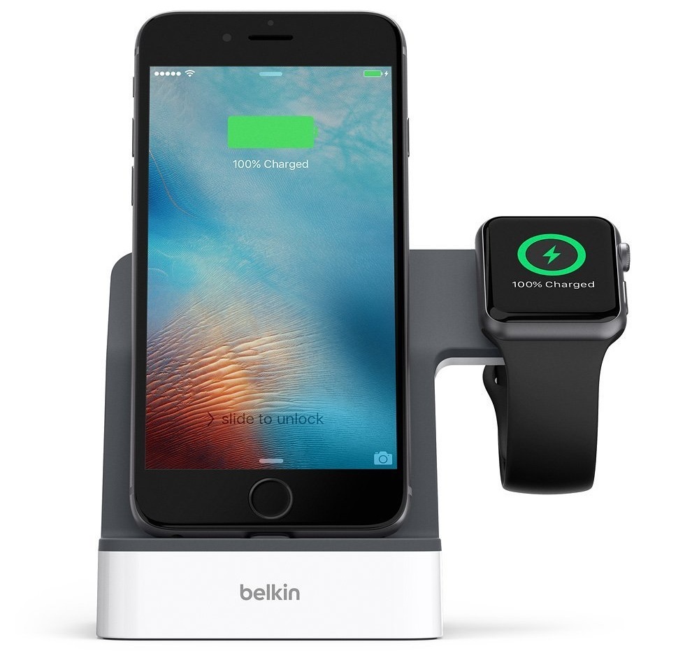 Belkin PowerHouse Charge Dock for Apple Watch + iPhone at Mighty Ape NZ