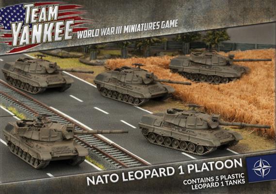 Team Yankee: Leopard 1 Tank Platoon (Plastic) image