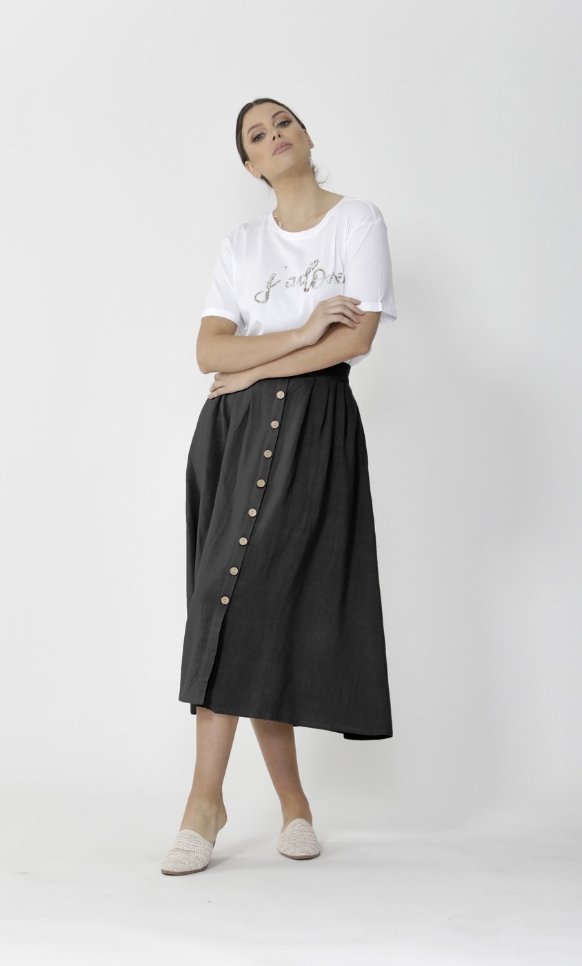 Sass: Sutton Skirt - Black (Size 8) image