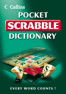 Collins Pocket Scrabble Dictionary on Hardback