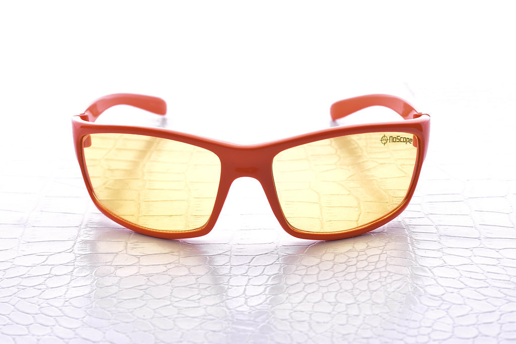 NoScope Minotaur Computer Gaming Glasses - Hellfire Orange for PC Games image