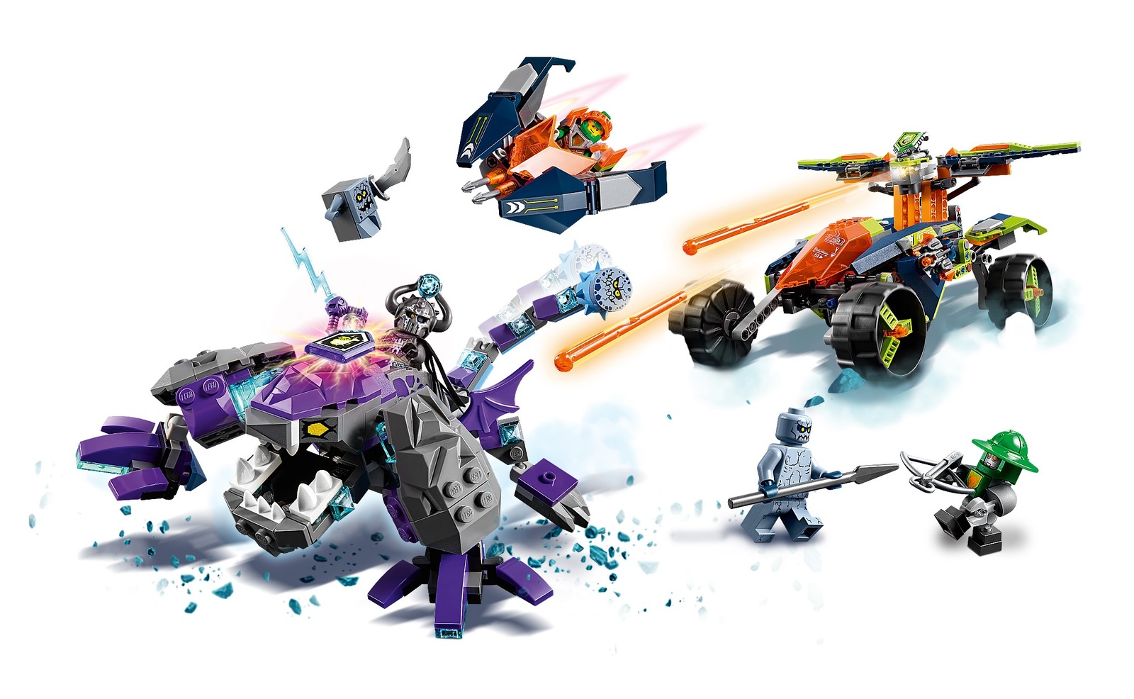 LEGO Nexo Knights - Aaron's Rock Climber (70355) image