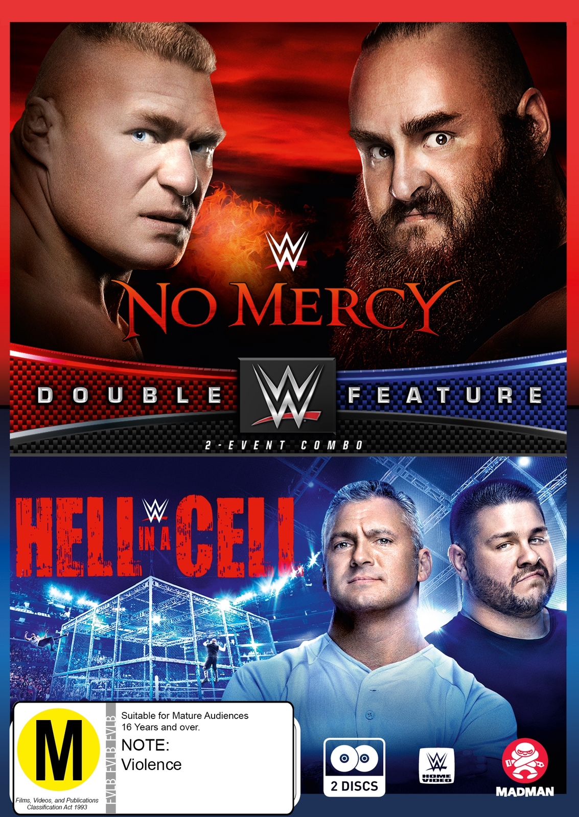 WWE: No Mercy/Hell In a Cell - 2017 Double Feature on DVD image