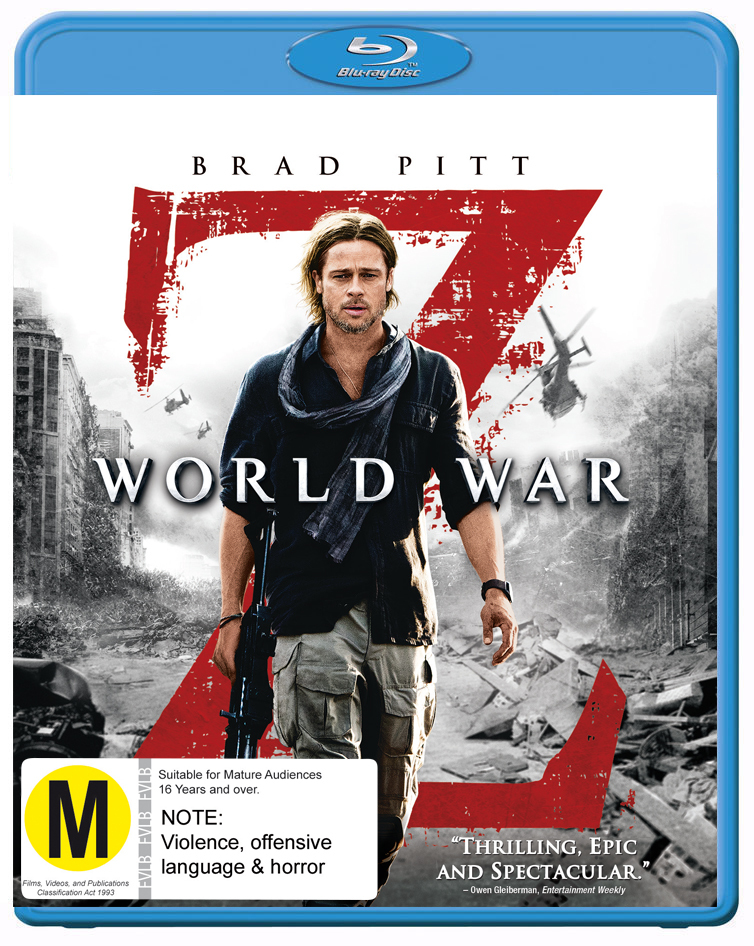 World War Z on Blu-ray