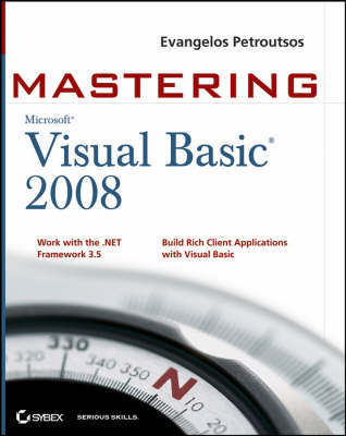 Mastering Microsoft Visual Basic 2008 on Paperback by Evangelos Petroutsos