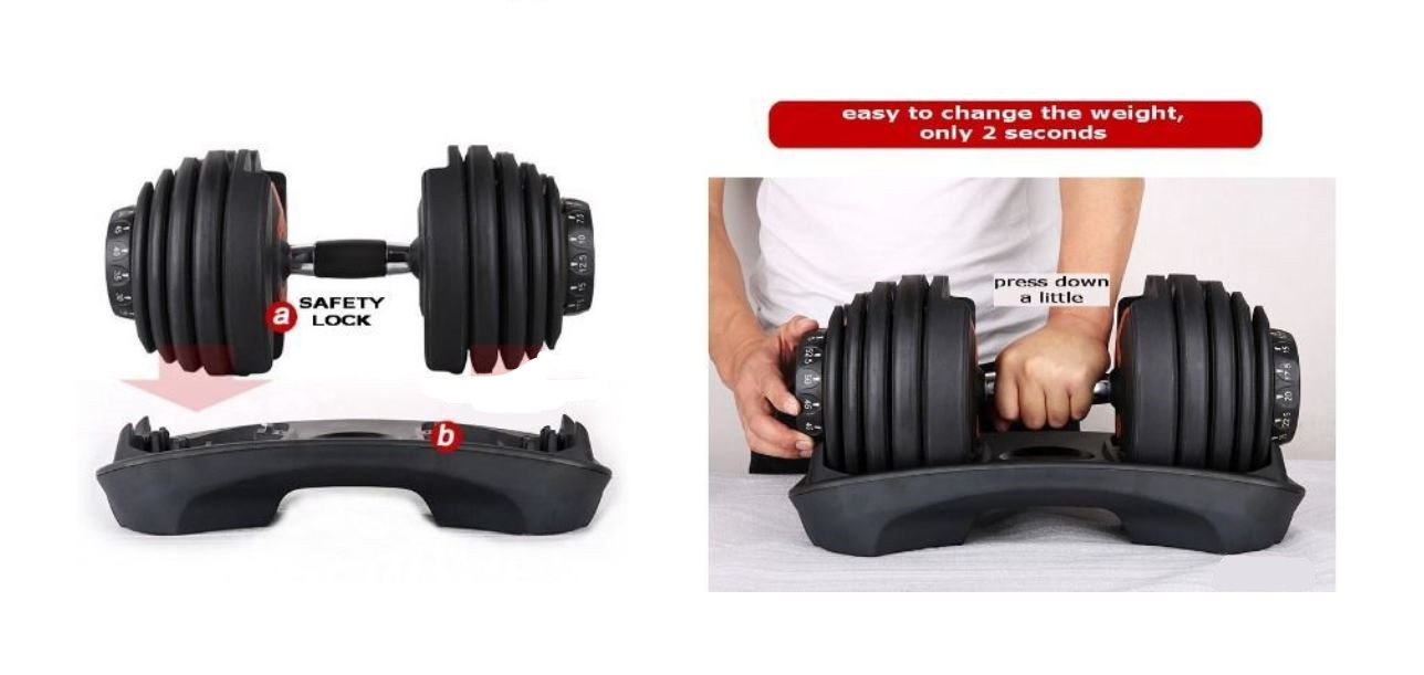 Multi-Weight Smart Adjustable Dumbbell | 5 to 40kg (90lbs) image