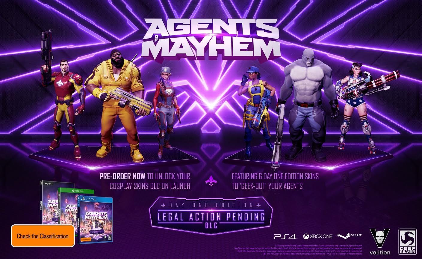 Agents of Mayhem Day 1 Edition for PC Games image