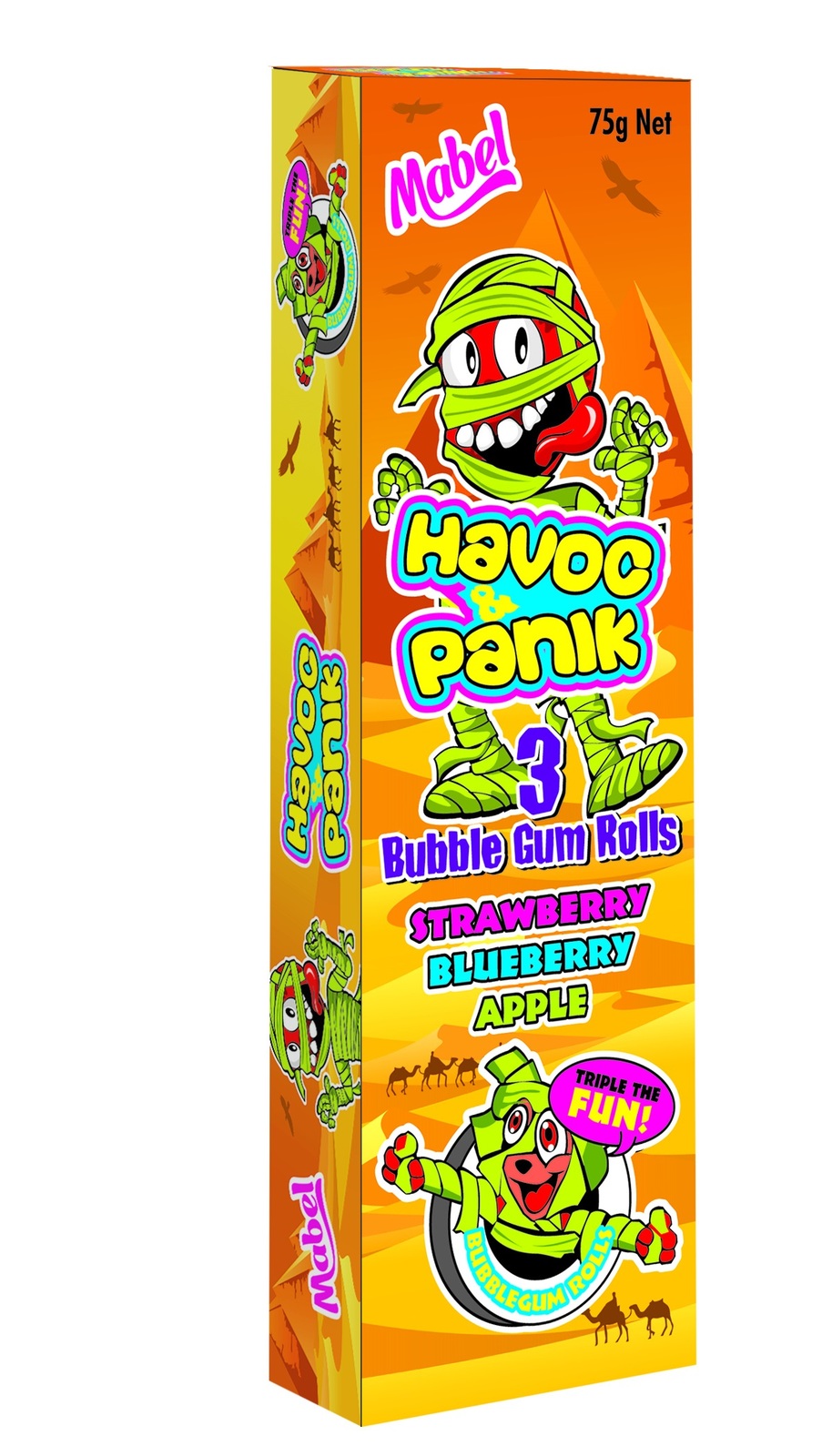 Havoc & Panik Bubble Gum Rolls 36pk