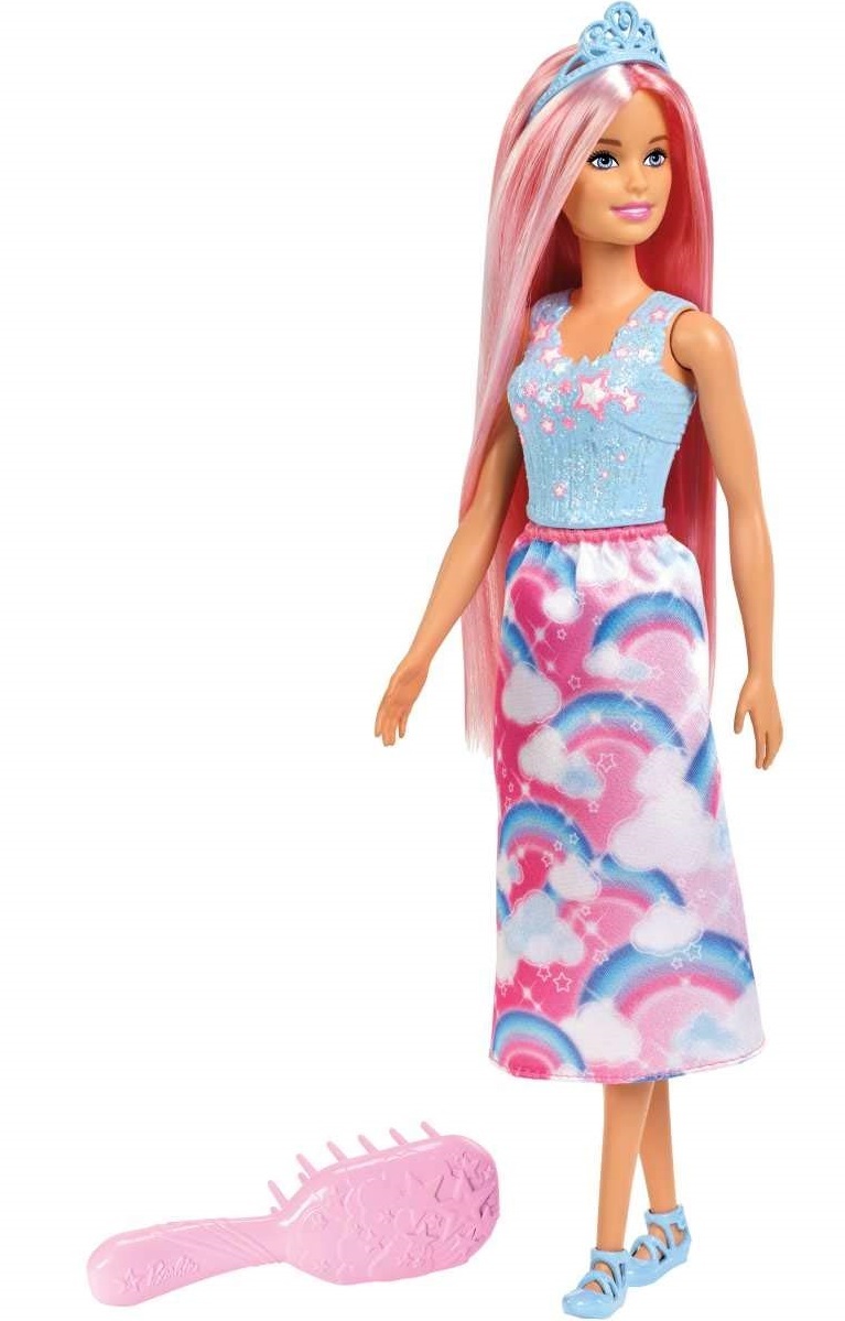 Barbie: Dreamtopia - Long Hair Princess Doll - Pink Hair image