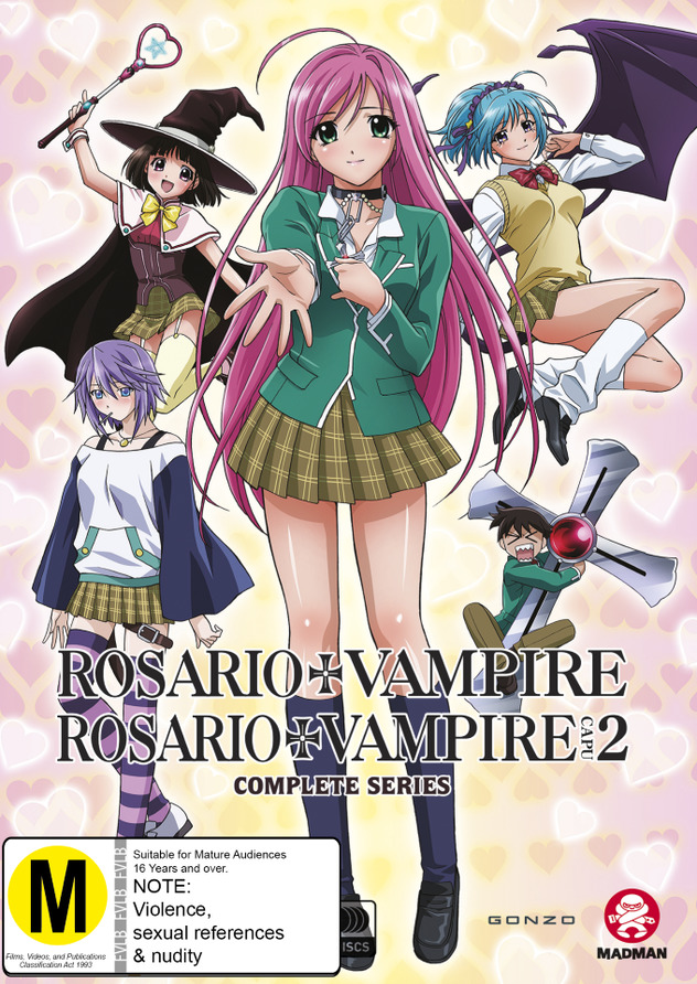 Rosario + Vampire The Complete Series DVD Buy Now at Mighty Ape NZ