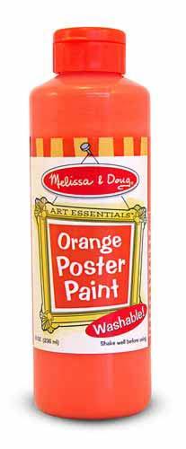 Melissa & Doug - Orange Poster Paint image