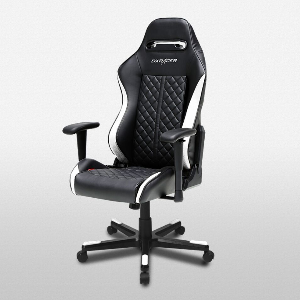 DXRacer Drifting Series DF73 Gaming Chair (Black and White) image