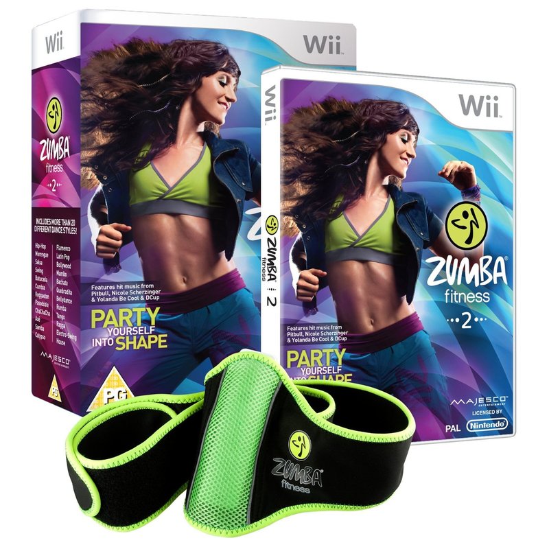 Zumba Fitness 2 + Fitness Belt Wii Buy Now at Mighty Ape NZ