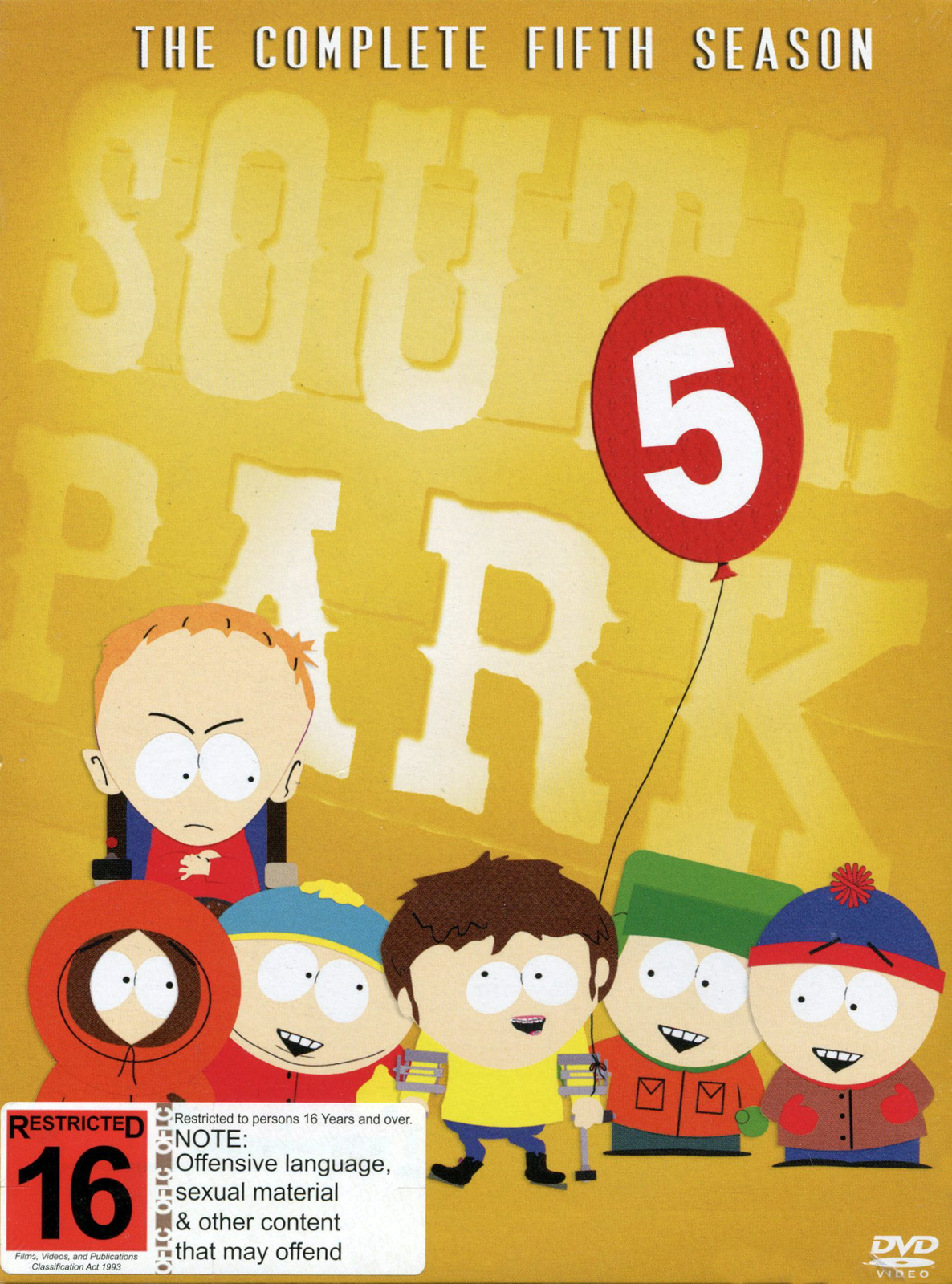 South Park - The Complete 5th Season (3 Disc Box Set) on DVD image