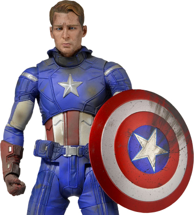 Marvel Captain America Battle Damaged 18" Action Figure image
