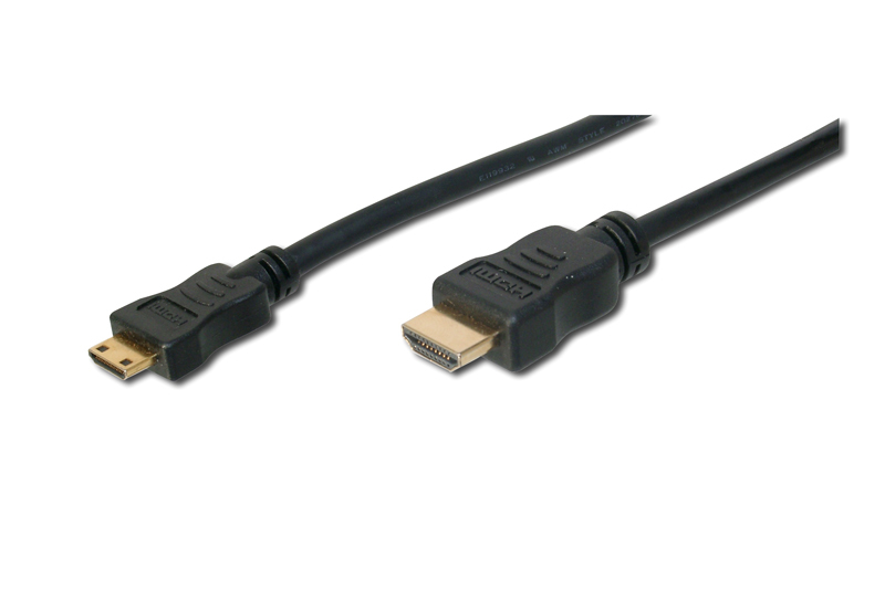 Digitus HDMI Type A (M) to HDMI Mini-C (M) Monitor Cable (0.5m) image