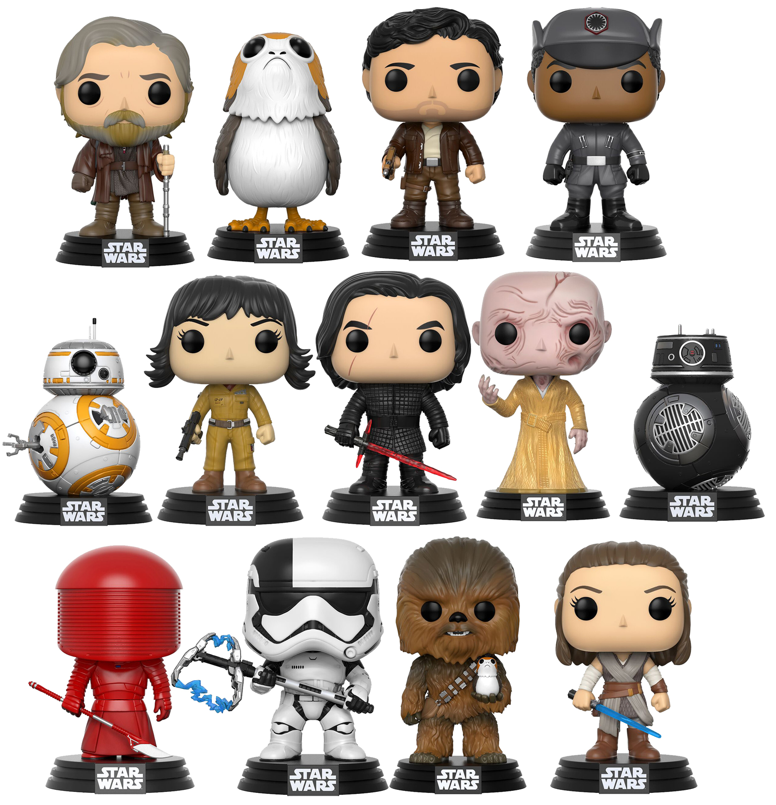 Star Wars: The Last Jedi - Pop! Vinyl Bundle (with a chance for a Chase version!) image