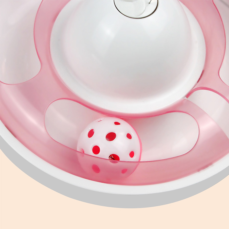 Butterfly Turntable - Interactive Pet Toy (Pink)