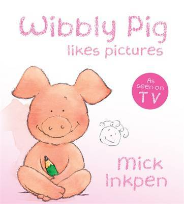 Wibbly Pig Makes Pictures Board Book by Mick Inkpen image