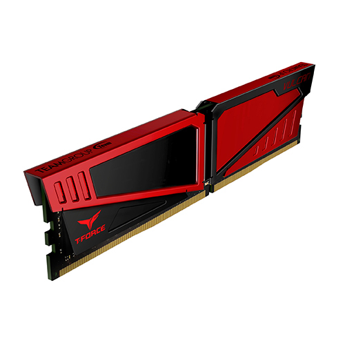 2x4GB T-Force Vulcan - Red 2400Mhz DDR4 RAM image