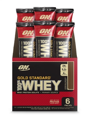 Optimum Nutrition Gold Standard 100% Whey Stick Packs - Extreme Milk Chocolate (6x30.4g) image