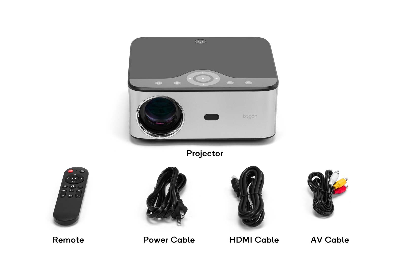 Kogan 600 ANSI Full HD WiFi Projector (W6) at Mighty Ape NZ