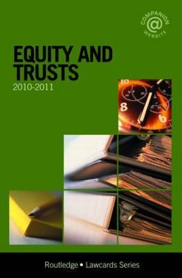 Equity and Trusts Lawcards: 2010-2011 image